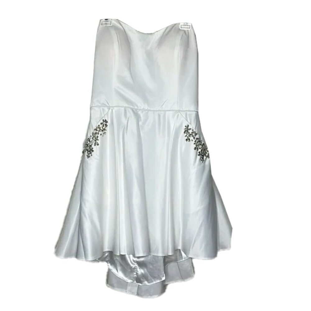 🆕 EUREKA Strapless Fit & Flare Satin Dress Size 3X